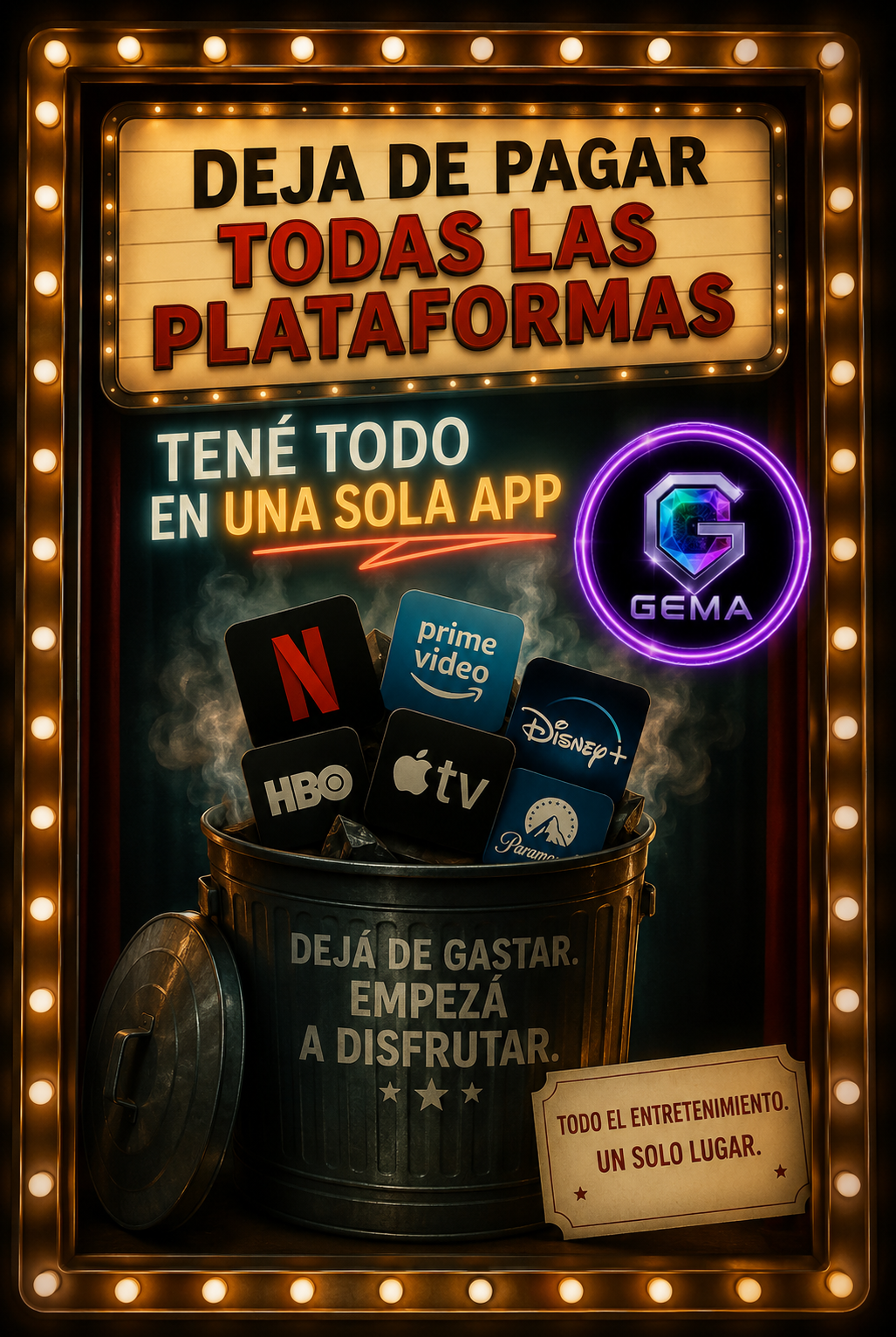 Dejá de pagar todas las plataformas